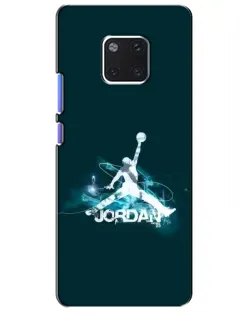 Чехол для Huawei Mate 20 Pro (LYA-L09, LYA-L29) с картинкой «Jordan Blue Fire»