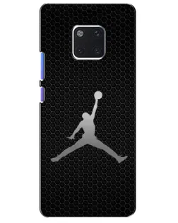 Чехол для Huawei Mate 20 Pro (LYA-L09, LYA-L29) с картинкой «Jordan Dark Carbon»