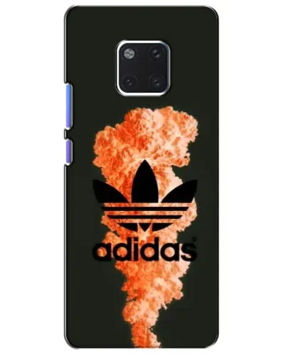 Чехол для Huawei Mate 20 Pro (LYA-L09, LYA-L29) с картинкой «Оранжевый дым Adidas»