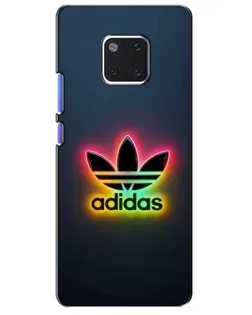 Чехол для Huawei Mate 20 Pro (LYA-L09, LYA-L29) с картинкой «Неоновый Adidas»