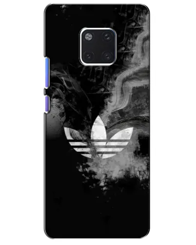 Чехол для Huawei Mate 20 Pro (LYA-L09, LYA-L29) с картинкой «Абстрактный дым Adidas»