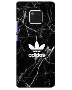 Чехол для Huawei Mate 20 Pro (LYA-L09, LYA-L29) с картинкой «Белый мрамор Adidas»