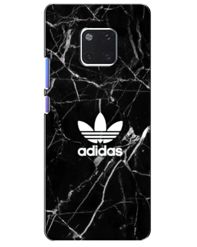 Чехол для Huawei Mate 20 Pro (LYA-L09, LYA-L29) с картинкой «Белый мрамор Adidas»