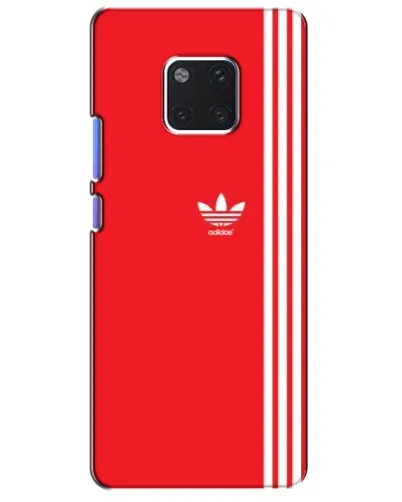 Чехол для Huawei Mate 20 Pro (LYA-L09, LYA-L29) с картинкой «Красный минимализм Adidas»