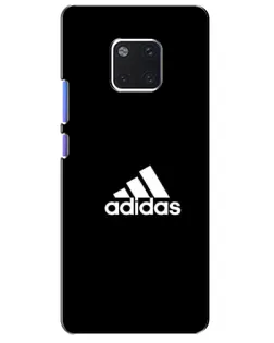 Чехол для Huawei Mate 20 Pro (LYA-L09, LYA-L29) с картинкой «Черная классика Adidas»