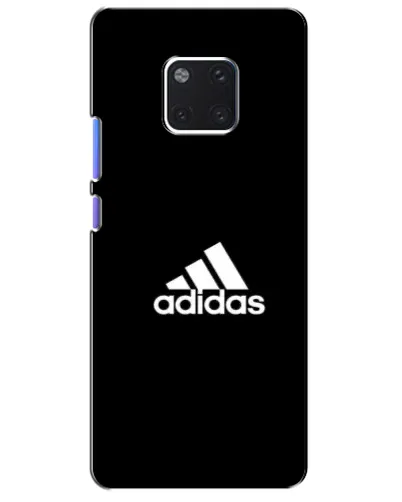Чехол для Huawei Mate 20 Pro (LYA-L09, LYA-L29) с картинкой «Черная классика Adidas»