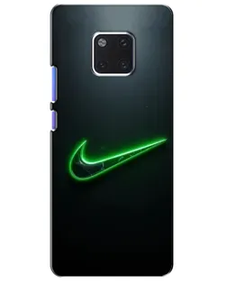 Чохол для Huawei Mate 20 Pro (LYA-L09, LYA-L29) з картинкою «Неоновий контур Nike»