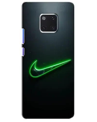 Чехол для Huawei Mate 20 Pro (LYA-L09, LYA-L29) с картинкой «Неоновый контур Nike»