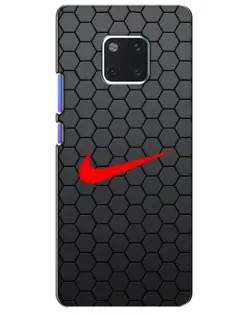 Чехол для Huawei Mate 20 Pro (LYA-L09, LYA-L29) с картинкой «Nike — карбоновая сетка» Чехол для Huawei Mate 20 Pro (LYA-L09, LYA-L29) с картинкой «Nike — карбоновая сетка»