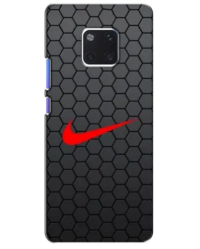Чехол для Huawei Mate 20 Pro (LYA-L09, LYA-L29) с картинкой «Nike — карбоновая сетка»