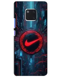Чехол для Huawei Mate 20 Pro (LYA-L09, LYA-L29) с картинкой «Техногенный стиль Nike»