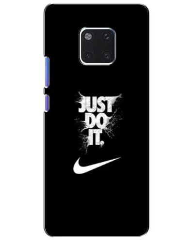 Чехол для Huawei Mate 20 Pro (LYA-L09, LYA-L29) с картинкой «Текстовый принт Nike»