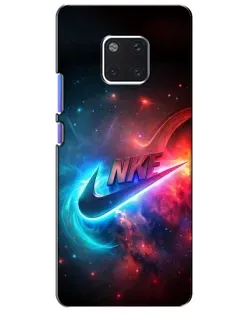 Чехол для Huawei Mate 20 Pro (LYA-L09, LYA-L29) с картинкой «Огненный логотип Nike»
