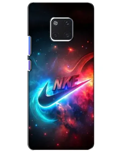 Чехол для Huawei Mate 20 Pro (LYA-L09, LYA-L29) с картинкой «Огненный логотип Nike»
