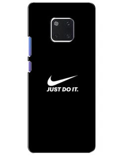 Чехол для Huawei Mate 20 Pro (LYA-L09, LYA-L29) с картинкой «Минимализм от Nike»