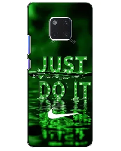 Чехол для Huawei Mate 20 Pro (LYA-L09, LYA-L29) с картинкой «Зеленый неоновый Nike»