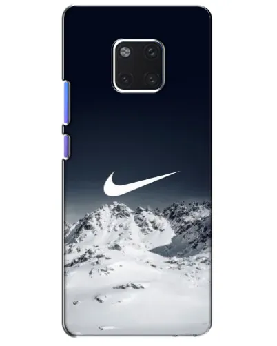 Чехол для Huawei Mate 20 Pro (LYA-L09, LYA-L29) с картинкой «Nike — зимние горы»