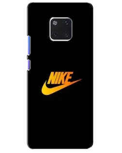 Чехол для Huawei Mate 20 Pro (LYA-L09, LYA-L29) с картинкой «Золотой логотип Nike»