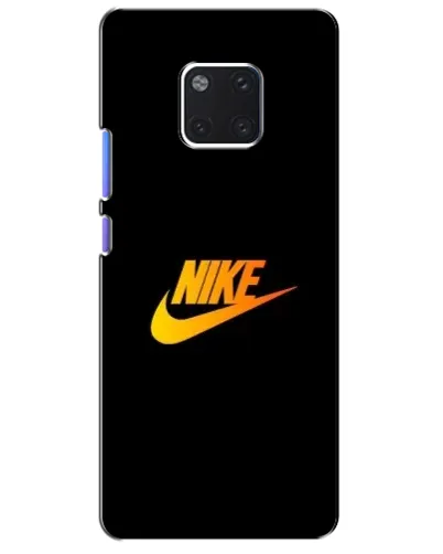 Чехол для Huawei Mate 20 Pro (LYA-L09, LYA-L29) с картинкой «Золотой логотип Nike»