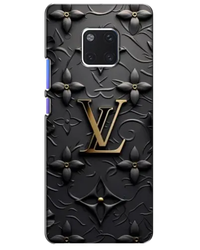 Чехол для Huawei Mate 20 Pro (LYA-L09, LYA-L29) с картинкой «Кожаная текстура LV»