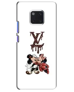 Чехол для Huawei Mate 20 Pro (LYA-L09, LYA-L29) с картинкой «LV и Микки Маус»