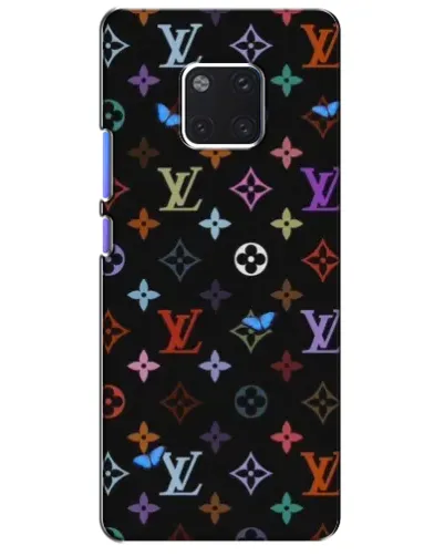 Чехол для Huawei Mate 20 Pro (LYA-L09, LYA-L29) с картинкой «Цветная монограмма LV»