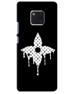 Чехол для Huawei Mate 20 Pro (LYA-L09, LYA-L29) с картинкой «Цветочная монограмма»