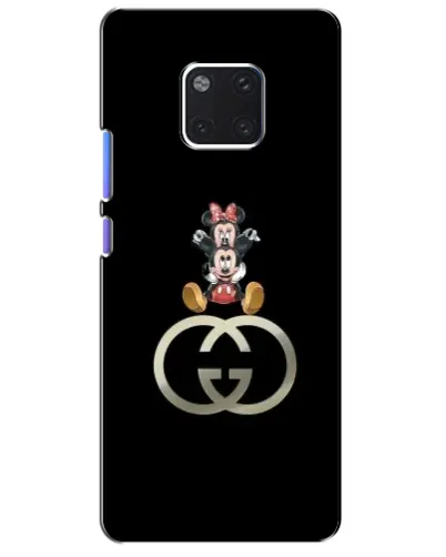 Чехол для Huawei Mate 20 Pro (LYA-L09, LYA-L29) с картинкой «Минни Маус на лого»