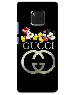 Чехол для Huawei Mate 20 Pro (LYA-L09, LYA-L29) с картинкой «Gucci — герои Disney»