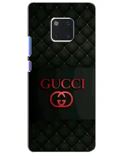 Чехол для Huawei Mate 20 Pro (LYA-L09, LYA-L29) с картинкой «Gucci — стеганый черный»