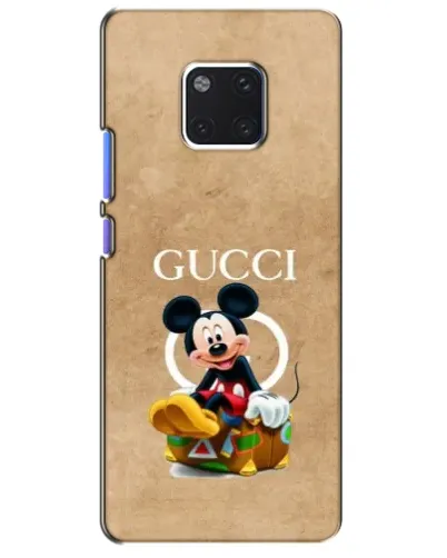 Чехол для Huawei Mate 20 Pro (LYA-L09, LYA-L29) с картинкой «Микки Маус Gucci — крафт»