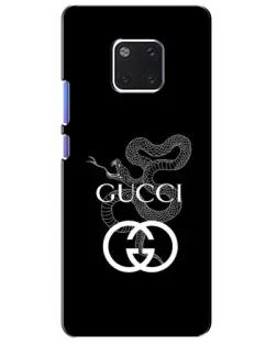 Чехол для Huawei Mate 20 Pro (LYA-L09, LYA-L29) с картинкой «Gucci — серебряная змея»