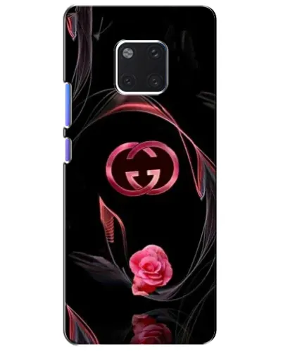 Чехол для Huawei Mate 20 Pro (LYA-L09, LYA-L29) с картинкой «Gucci — неоновая роза»
