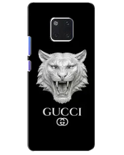 Чохол для Huawei Mate 20 Pro (LYA-L09, LYA-L29) з картинкою «Gucci — срібний лев»