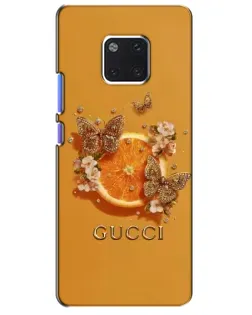 Чохол для Huawei Mate 20 Pro (LYA-L09, LYA-L29) з картинкою «Gucci — золоті метелики»