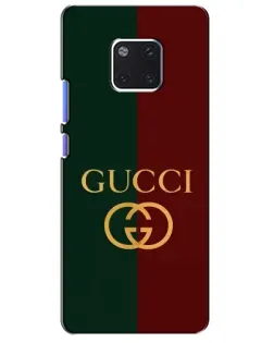 Чохол для Huawei Mate 20 Pro (LYA-L09, LYA-L29) з картинкою «Gucci — темно-зелений градієнт»