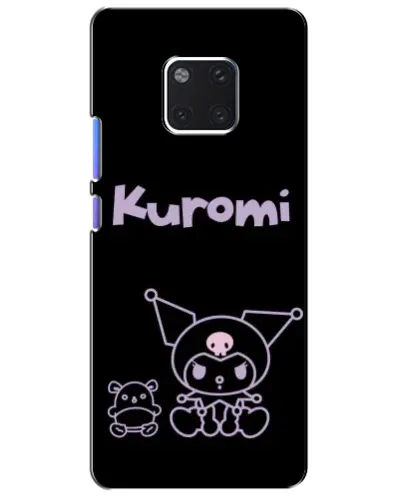 Чехол для Huawei Mate 20 Pro (LYA-L09, LYA-L29) с картинкой «Kuromi — черный минимализм» Чехол для Huawei Mate 20 Pro (LYA-L09, LYA-L29) с картинкой «Kuromi — черный минимализм»