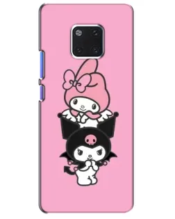 Чехол для Huawei Mate 20 Pro (LYA-L09, LYA-L29) с картинкой «My Melody и Kuromi»