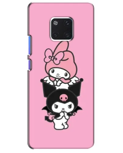 Чехол для Huawei Mate 20 Pro (LYA-L09, LYA-L29) с картинкой «My Melody и Kuromi» Чехол для Huawei Mate 20 Pro (LYA-L09, LYA-L29) с картинкой «My Melody и Kuromi»