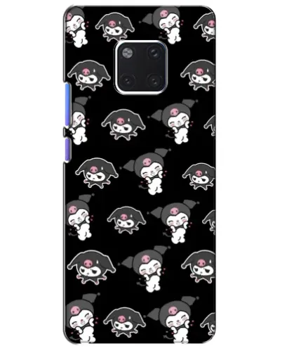Чехол для Huawei Mate 20 Pro (LYA-L09, LYA-L29) с картинкой «Черный паттерн Kuromi» Чехол для Huawei Mate 20 Pro (LYA-L09, LYA-L29) с картинкой «Черный паттерн Kuromi»