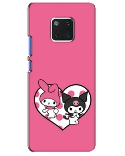 Чехол для Huawei Mate 20 Pro (LYA-L09, LYA-L29) с картинкой «Kuromi и My Melody»