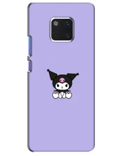 Чехол для Huawei Mate 20 Pro (LYA-L09, LYA-L29) с картинкой «Kuromi — фиолетовый минимализм»