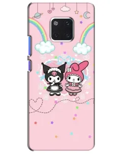 Чехол для Huawei Mate 20 Pro (LYA-L09, LYA-L29) с картинкой «My Melody и Kuromi»