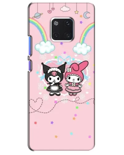 Чехол для Huawei Mate 20 Pro (LYA-L09, LYA-L29) с картинкой «My Melody и Kuromi» Чехол для Huawei Mate 20 Pro (LYA-L09, LYA-L29) с картинкой «My Melody и Kuromi»