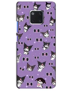 Чехол для Huawei Mate 20 Pro (LYA-L09, LYA-L29) с картинкой «Kuromi — паттерн»