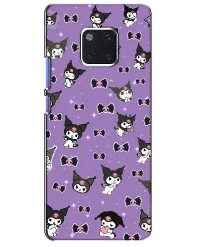 Чехол для Huawei Mate 20 Pro (LYA-L09, LYA-L29) с картинкой «Kuromi — паттерн» Чехол для Huawei Mate 20 Pro (LYA-L09, LYA-L29) с картинкой «Kuromi — паттерн»