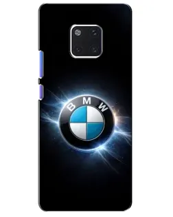 Чохол для Huawei Mate 20 Pro (LYA-L09, LYA-L29) з картинкою «BMW — неонове сяйво»