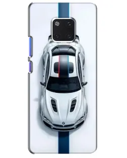 Чохол для Huawei Mate 20 Pro (LYA-L09, LYA-L29) з картинкою «Вид зверху — BMW M»