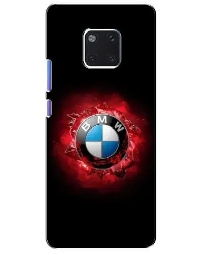 Чехол для Huawei Mate 20 Pro (LYA-L09, LYA-L29) с картинкой «Логотип BMW — вспышка»