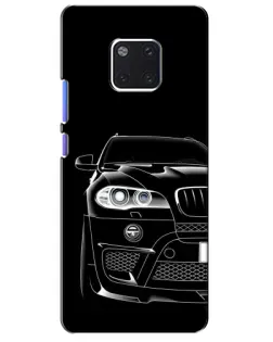Чехол для Huawei Mate 20 Pro (LYA-L09, LYA-L29) с картинкой «Темный силуэт BMW»